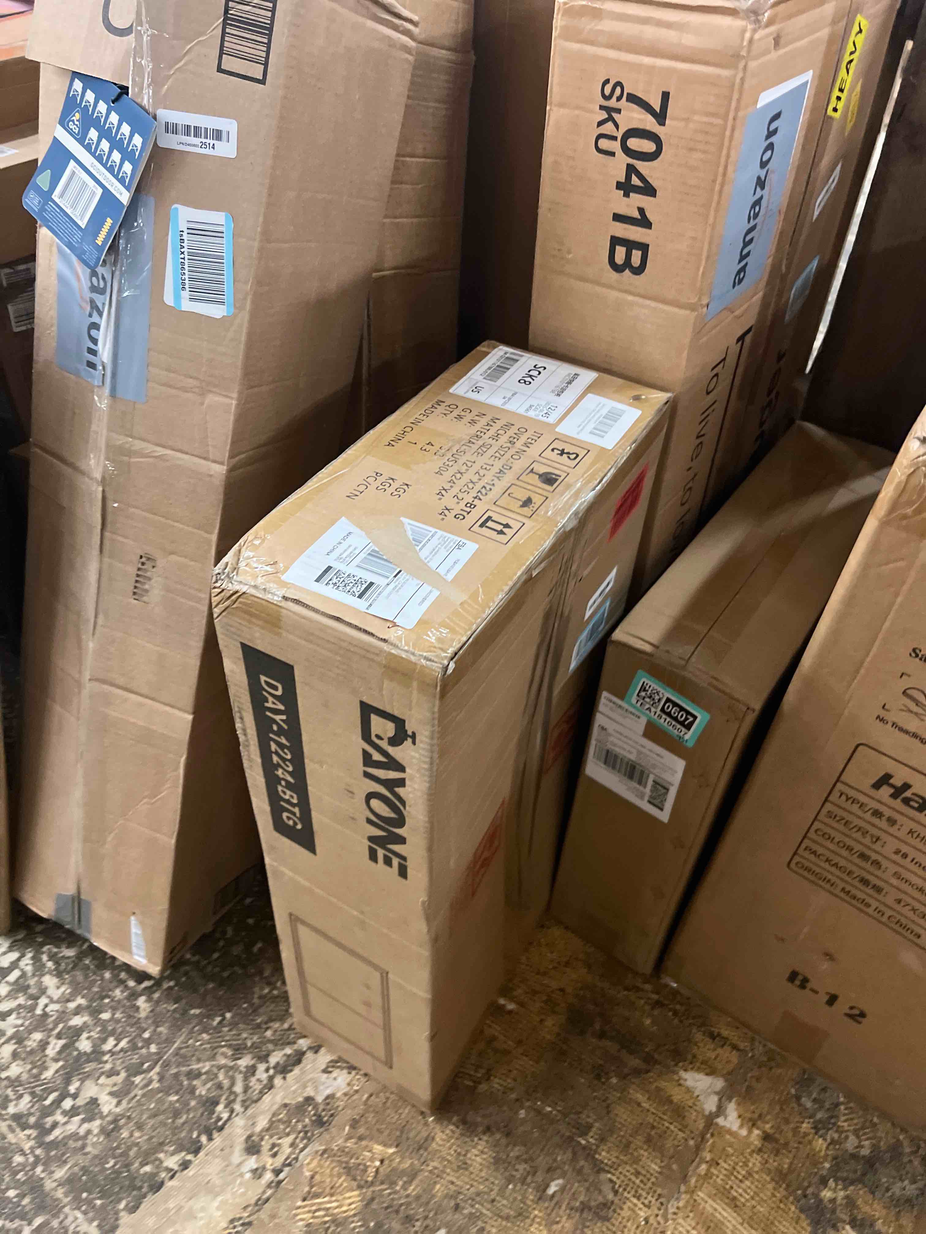 Condition photo showing New/Like New for DAYONE Stainless Steel Gold Shower Niche 24" X 12" NO Tile Needed, Bathroom Wall Soap Niche Recessed Double Shelf Organizer, Modern in Wall Shower or Tub Storage Nook Insert Hold Soap