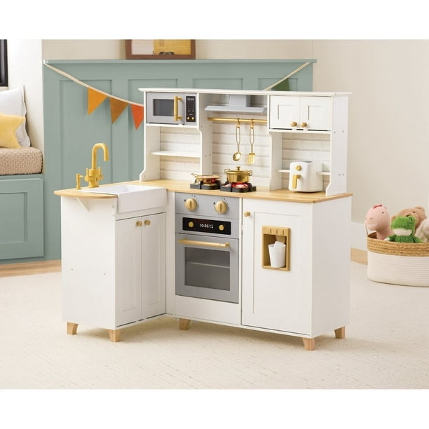 member's mark deluxe wooden kitchen playset