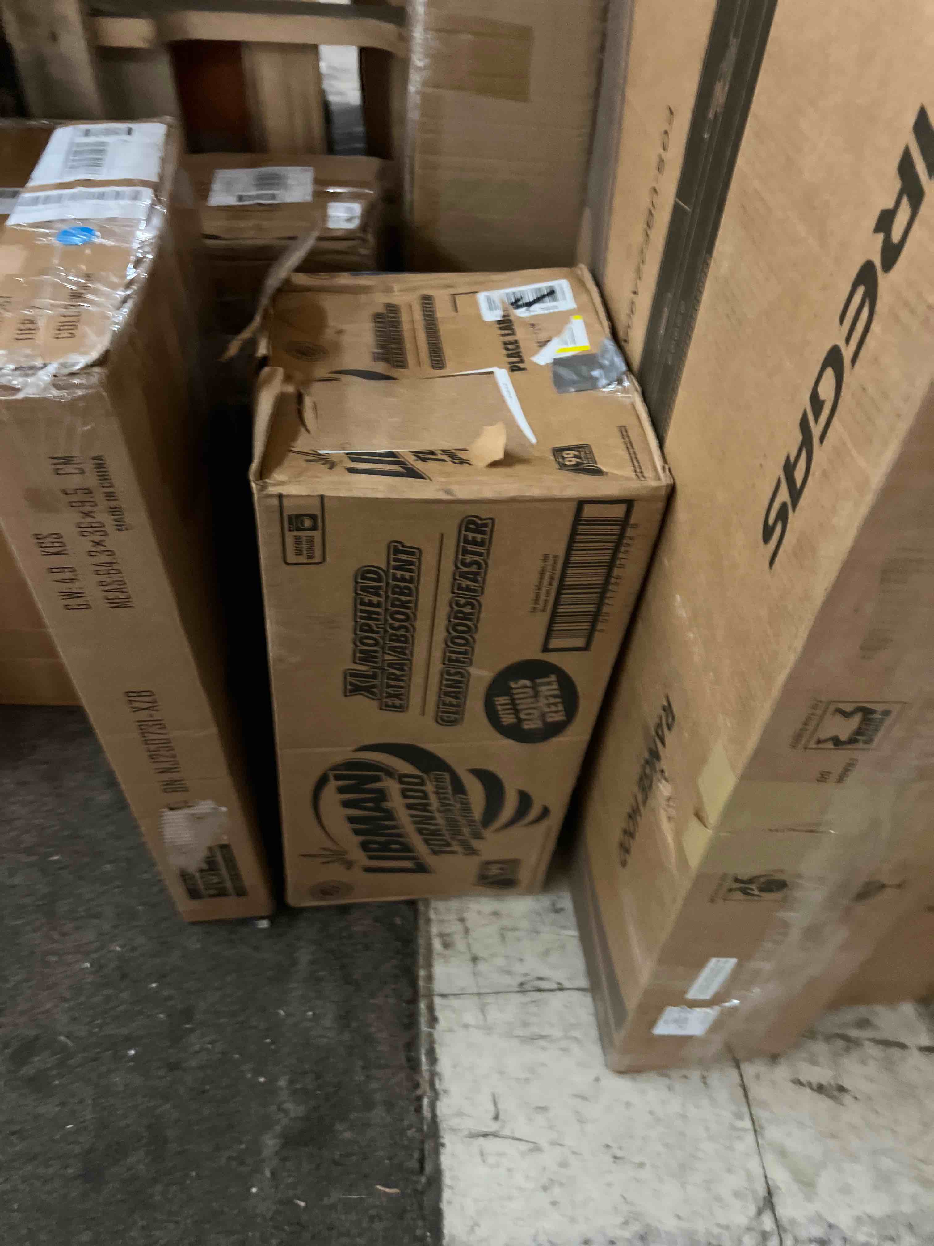 Condition photo showing New/Like New for Libman Tornado Spin Mop System Plus 1 Refill Head – Total Mopping System Includes Heavy Duty Microfiber Head, Sturdy Handle, and 1 Extra Replacement Mophead. Safe on All Hard Surfaces (B0BB8L9J2M)