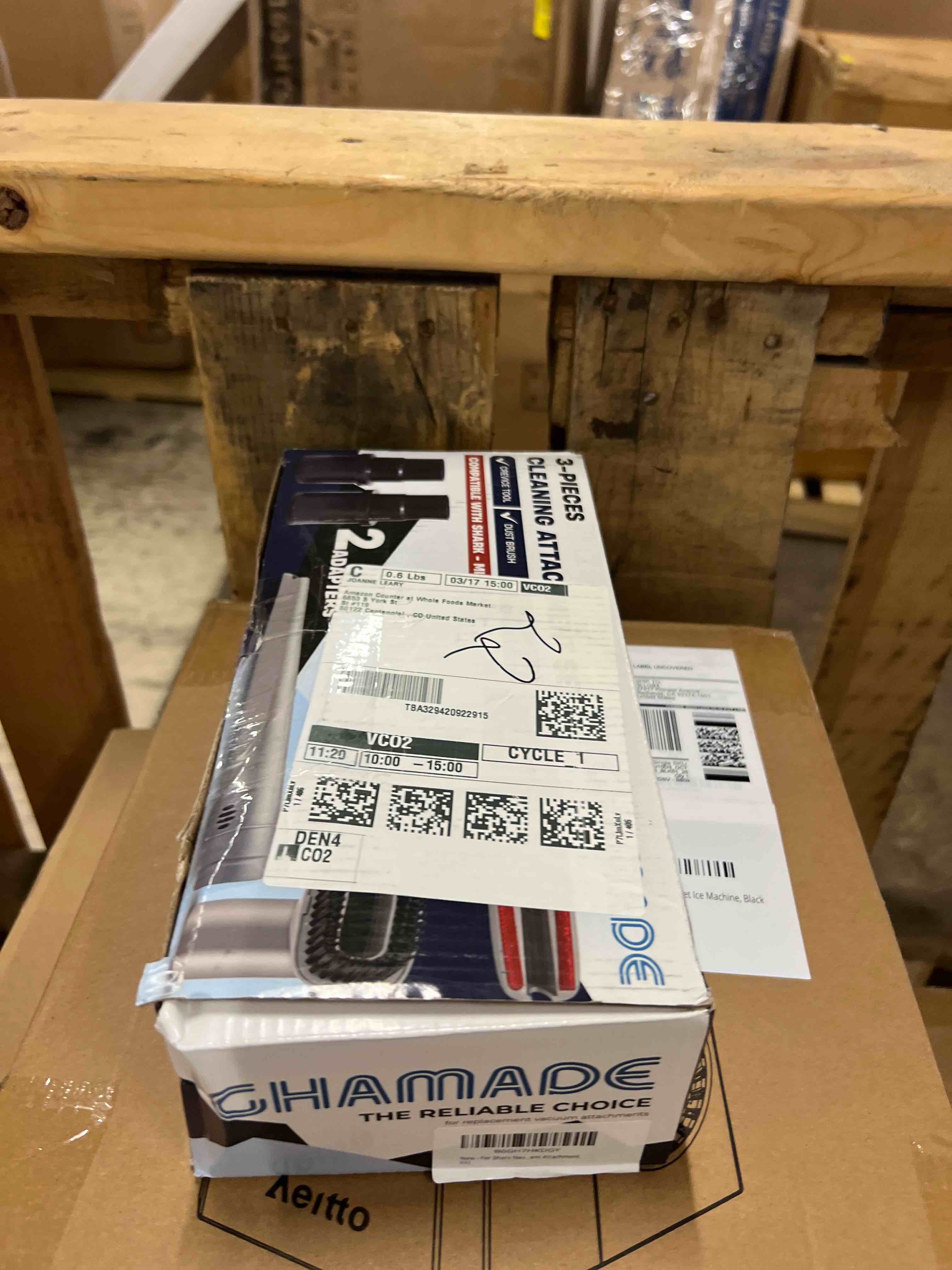 Condition photo showing New/Like New for for shark navigator, rotator & rocket vacuums: flexible crevice tool for hard to reach places, dryer vent vacuum attachment (replacement attachment kit)