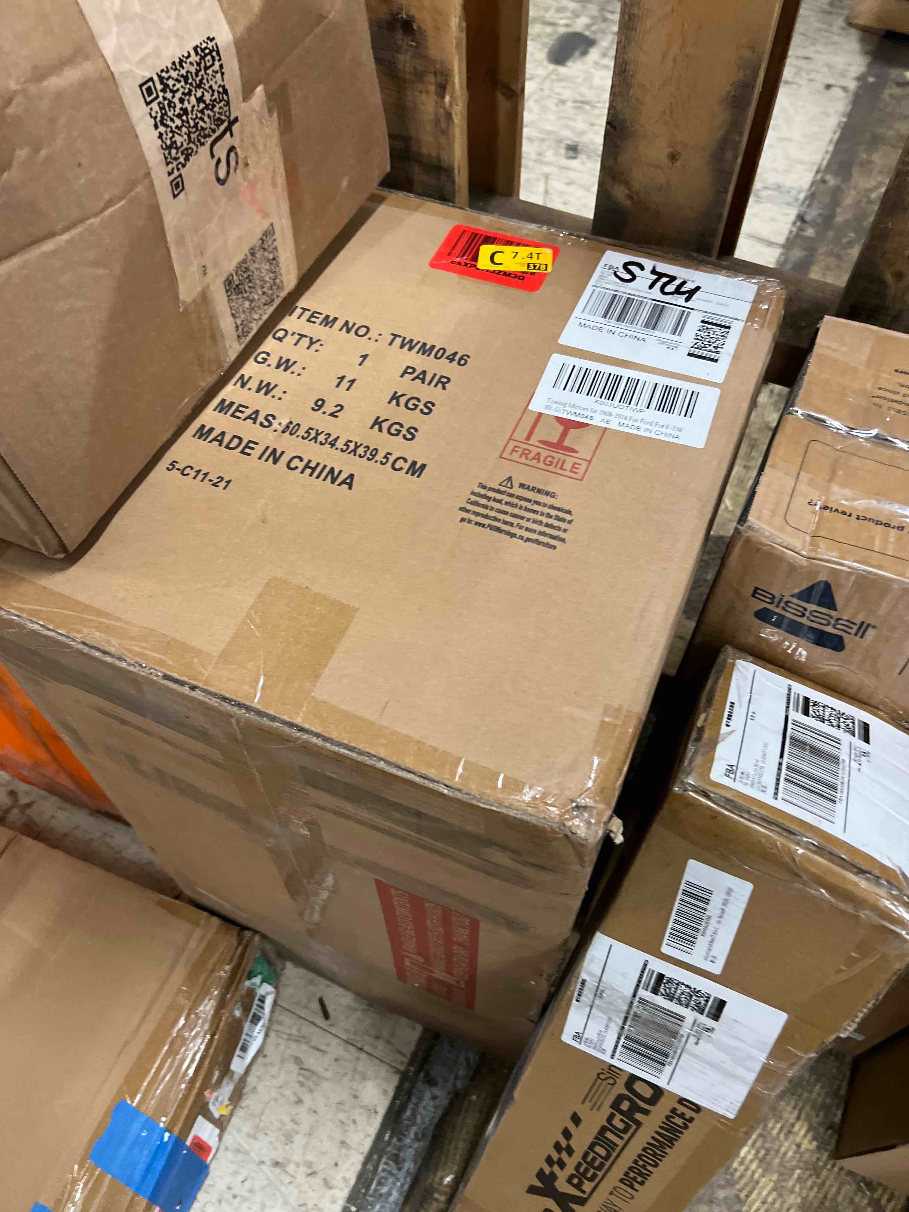 Condition photo showing New/Like New for towing mirrors for ford f-250 f-350 f-450 f-550 super duty 2008-2016 power heated with turn signal manual folding telescoping (1 pair)