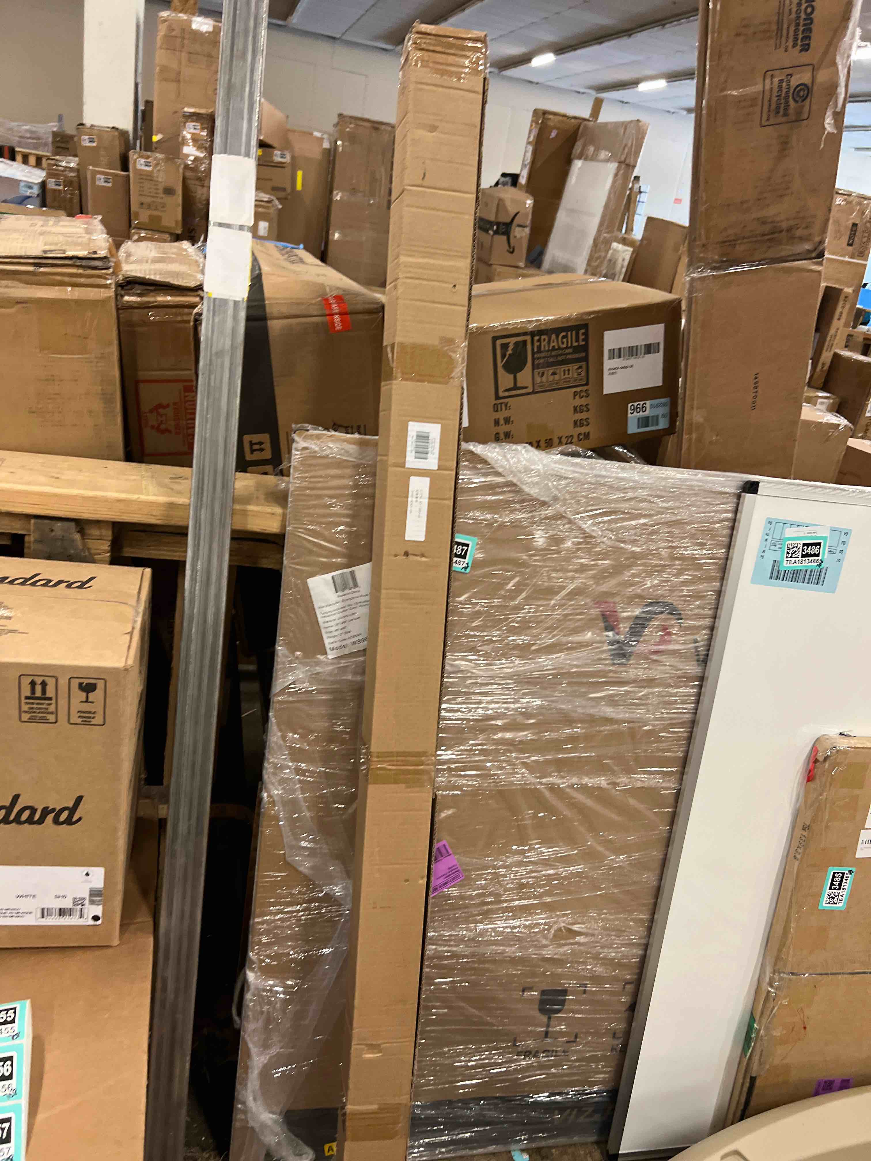 Condition photo showing New/Like New for lazblinds cordless roller shades, free-stop blackout roller blinds with cassette valance, thermal insulated uv protection waterproof, roll up blinds for windows, 60'' w x 72'' h, white