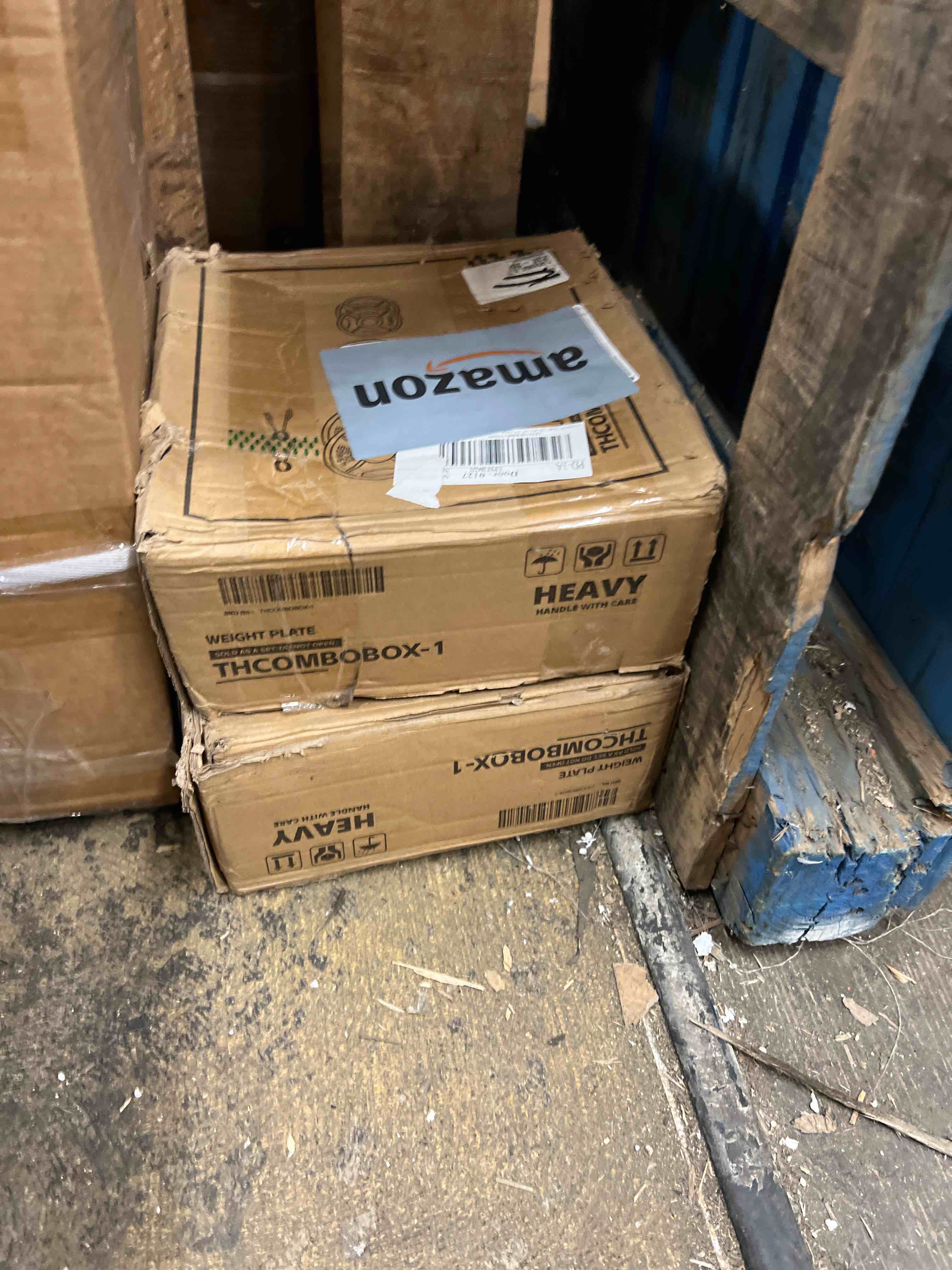 Condition photo showing New/Like New for (2) fitvids 2-inch olympic bumper plates, perfect weight plates for weightlifting and strength training, multiple weights available - weights only no barbell included