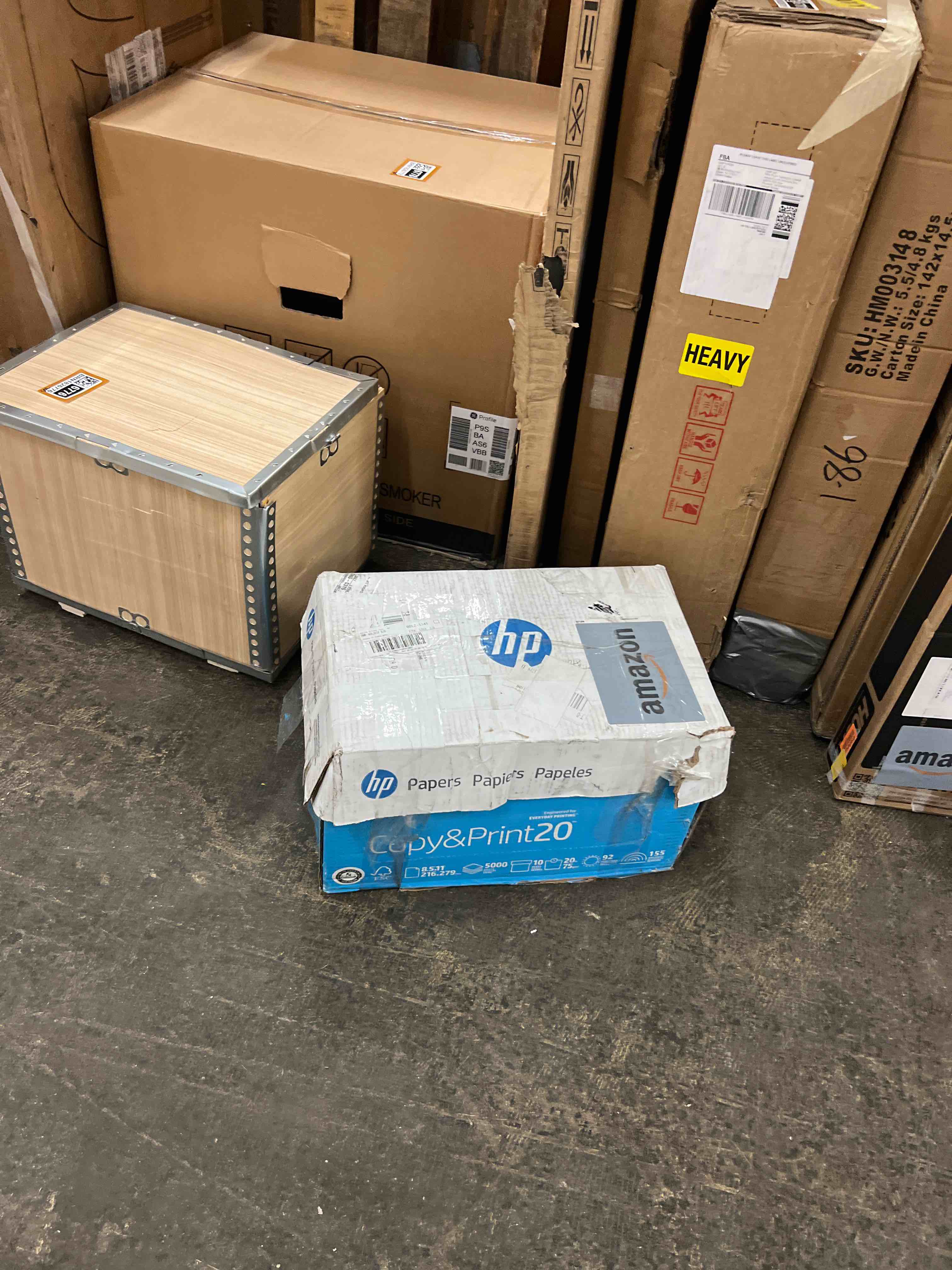 Condition photo showing New/Like New for hp printer paper 20 lb. 8.5 x 11 10 ream case 5 000 sheets
