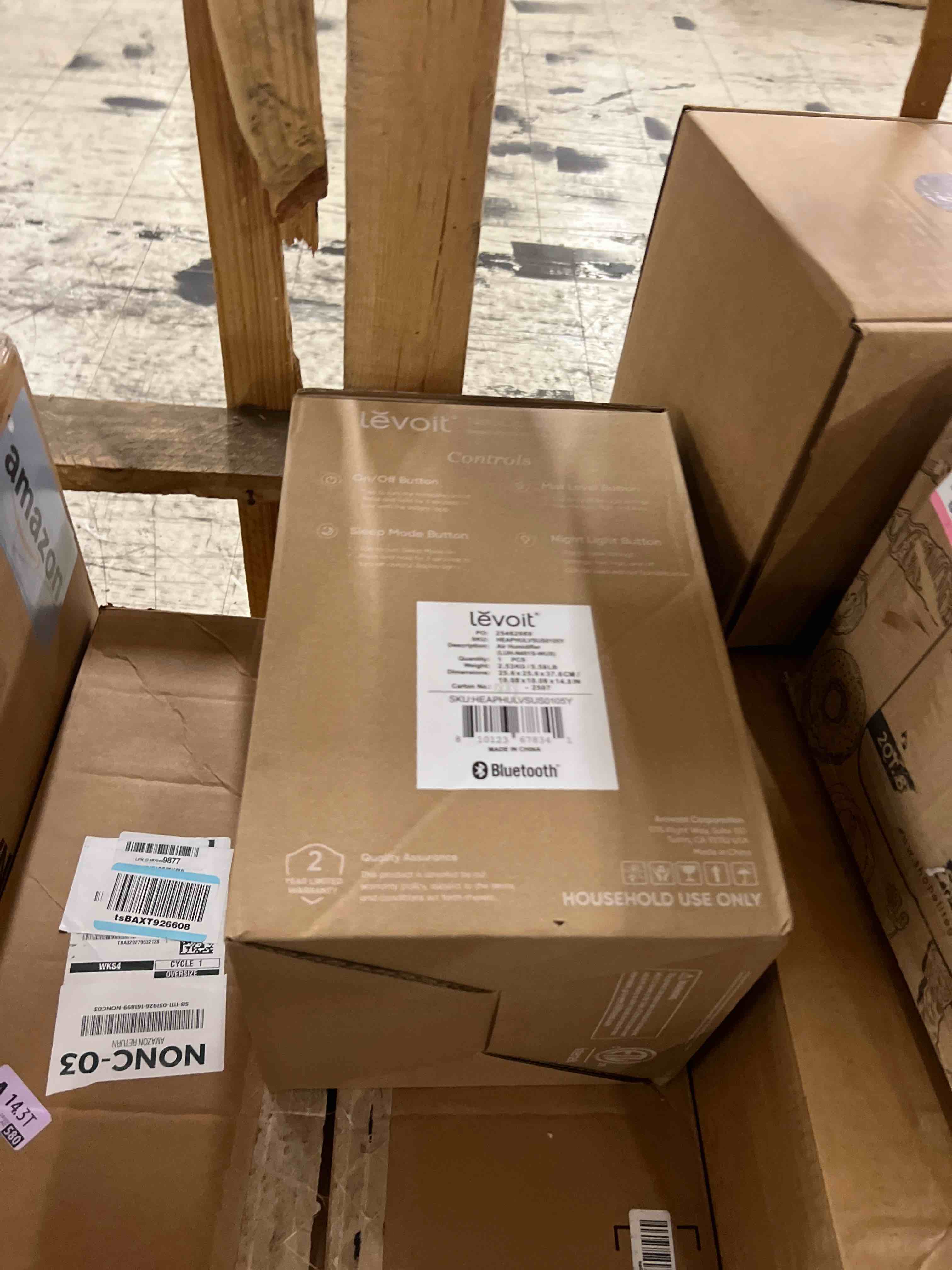 Condition photo showing New/Like New for levoit smart humidifiers for bedroom, 4.2l top fill for large room with 42h runtime, dishwasher safe easy to clean, 21db cool mist for baby, plants, app/voice control, scene mode with light & music