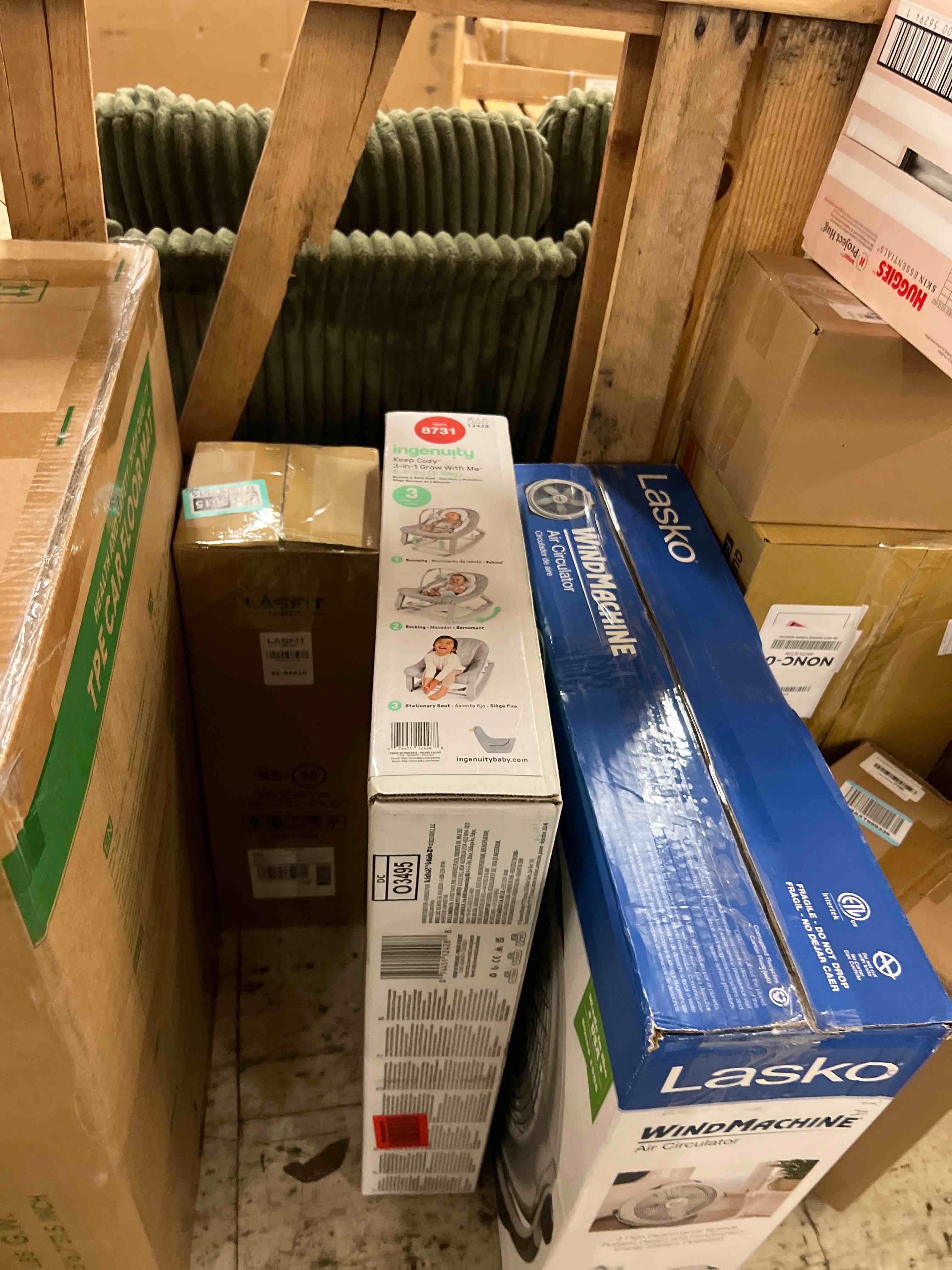 Condition photo showing New/Like New for ingenuity keep cozy 3-in-1 grow with me vibrating baby bouncer, seat & infant to toddler rocker, vibrations & -toy bar, 0-30 months up to 40 lbs (weaver)