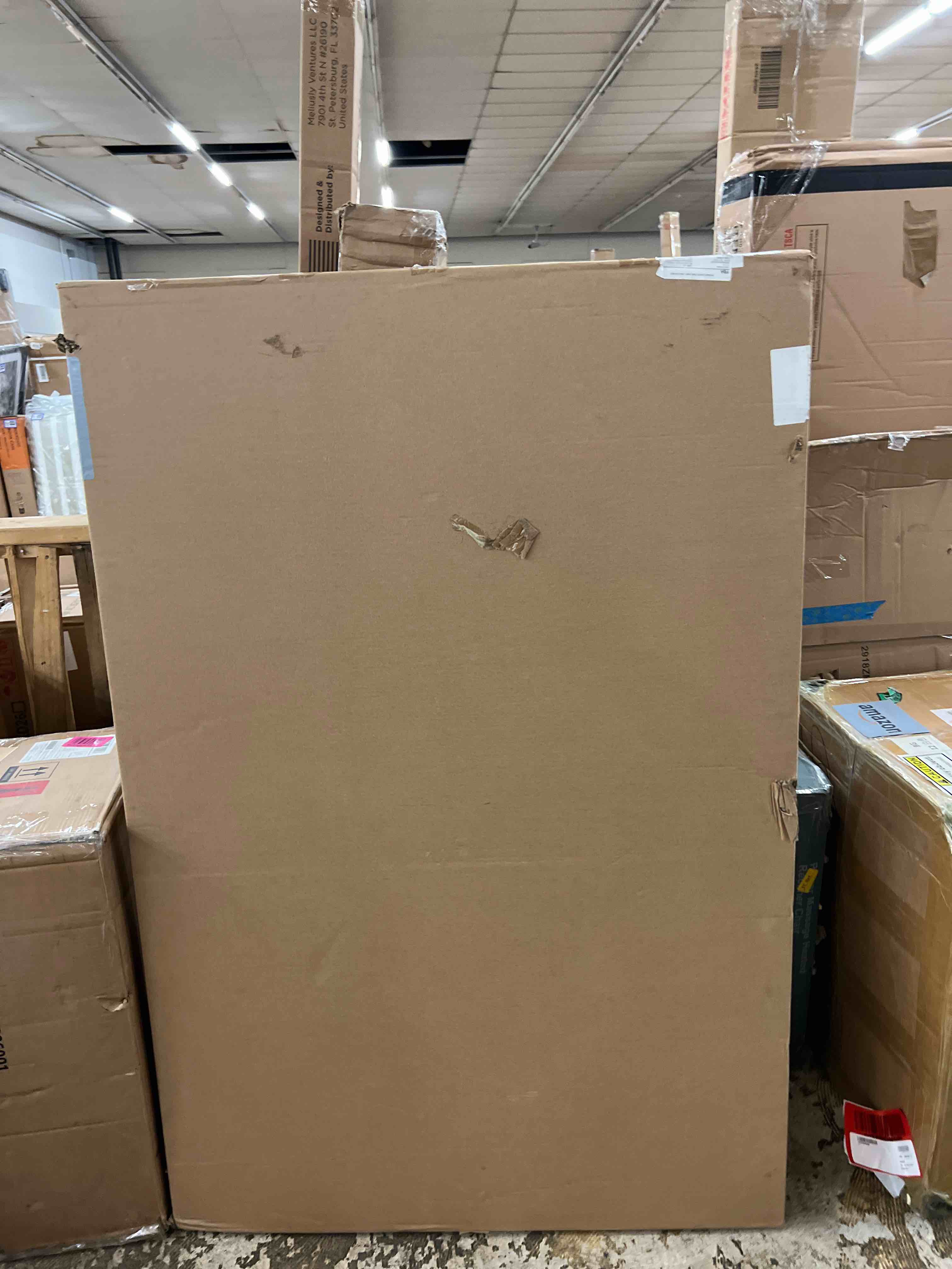 Condition photo showing New/Like New for keonjinn 55'' x 36'' lighted mirror for bathroom wall, led mirror with frontlit & backlit, bathroom mirror with lights, dimmable 3-color lights, hd tempered glass, ul-listed led driver frontlit & backlit 36"l x 55"w