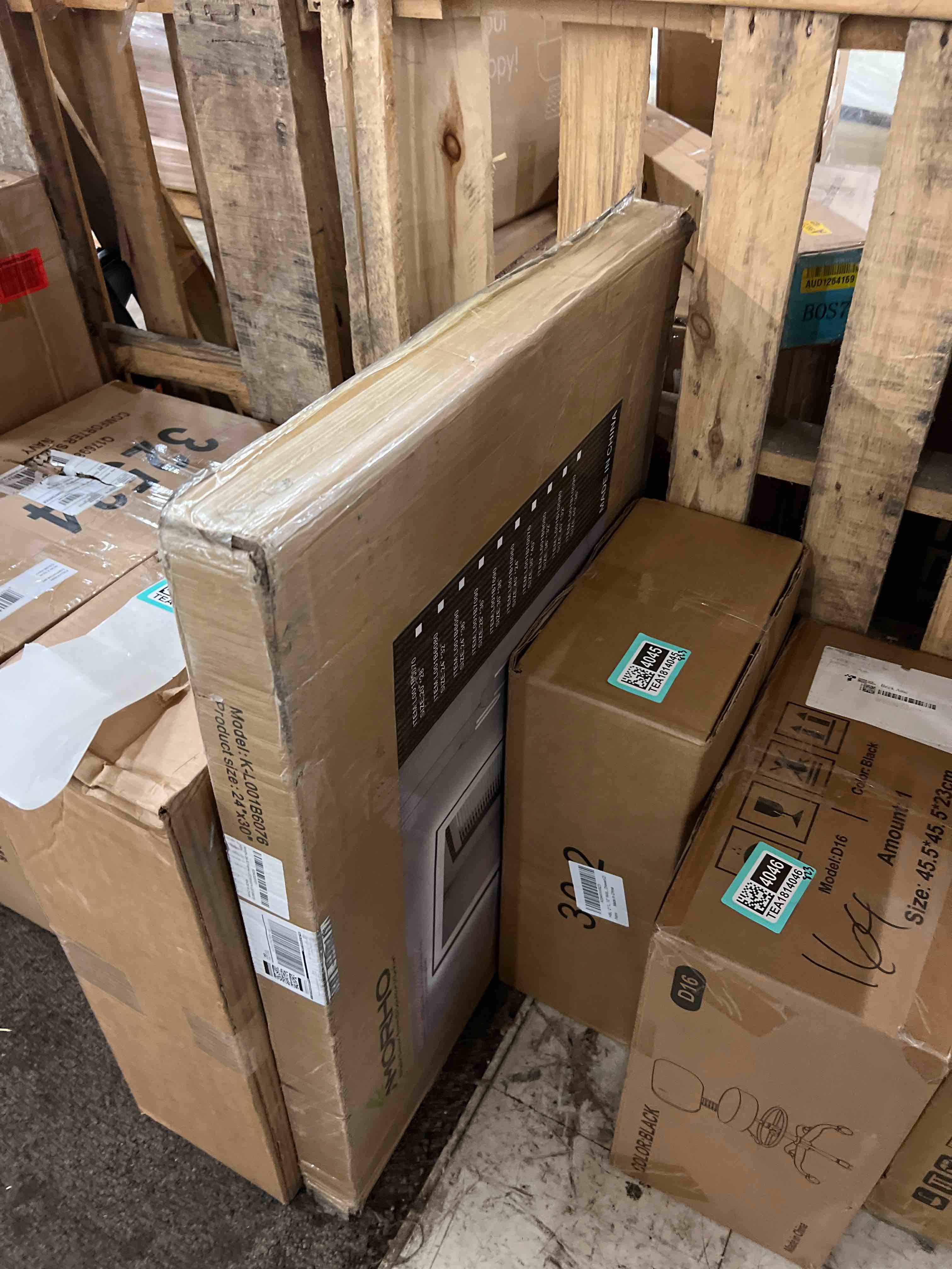 Condition photo showing New/Like New for amorho 24"x 30" led bathroom mirror with black frame, front light and backlit(controlled separately), stepless dimmable, anti-fog, shatter-proof, 3 colors, memory 30"l x 24"w front and backlit with frame(separate dimming)