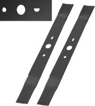 20 inch lawn mower replacement blade compatible with ryobi 40v brushless ry40180, ry40190, ry401110 model mowers, replaces ac04020, half moon + round center hole ac04020-round+ round+half-circle hole