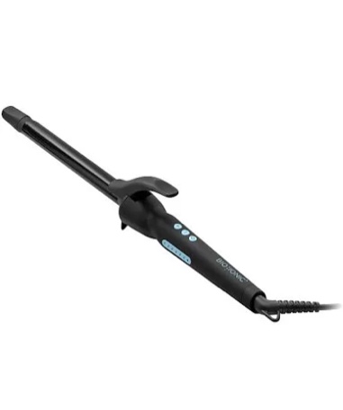 bio ionic long barrel curling iron with moisture heat technology & nanoionic mx versatile curling wand - multiple barrel sizes for tight, classic, loose & soft curls 1.25 inch (loose curls) black