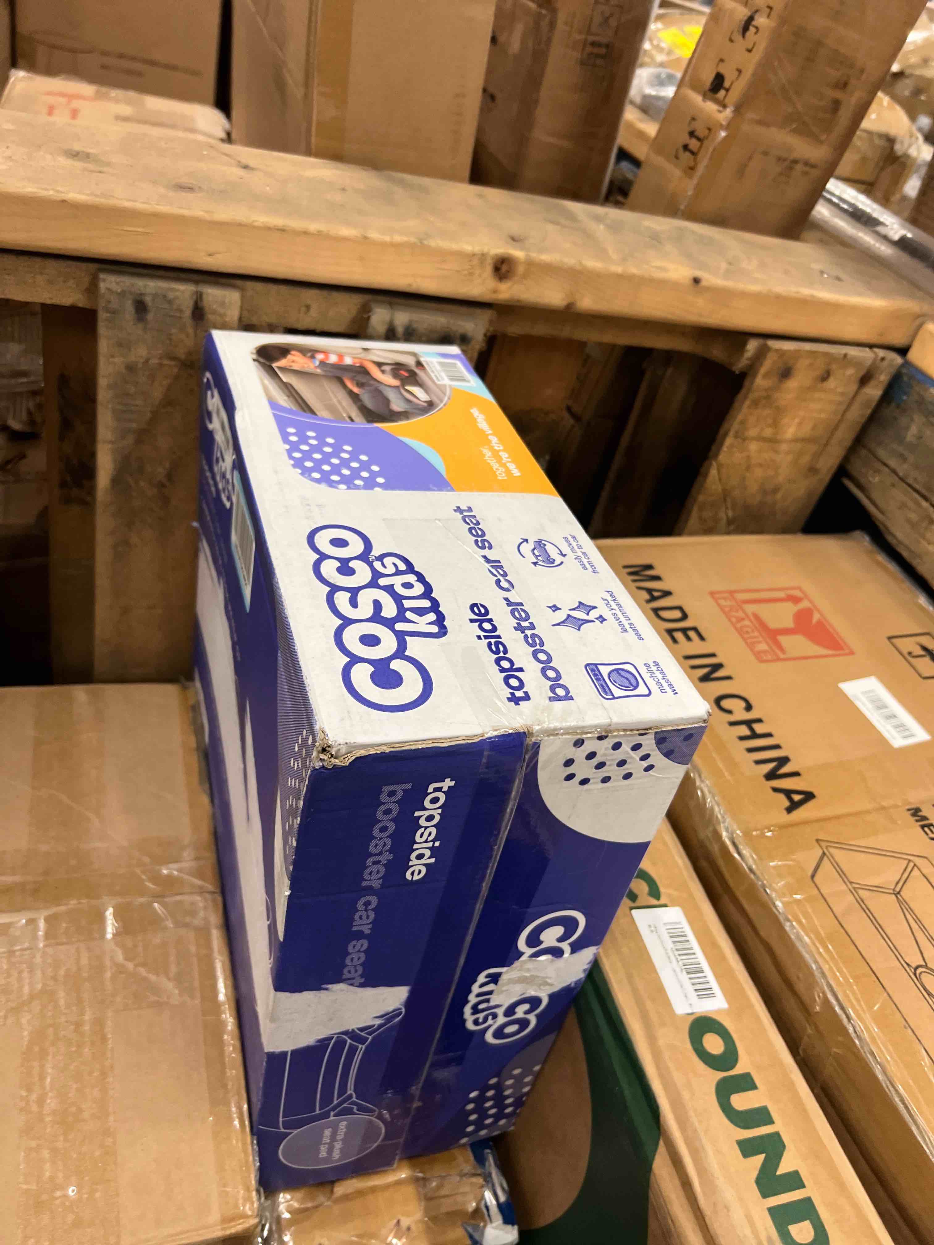 Condition photo showing New/Like New for cosco topside backless booster car seat, lightweight booster seats for cars 40-100 lbs, backless booster seat for car, leo