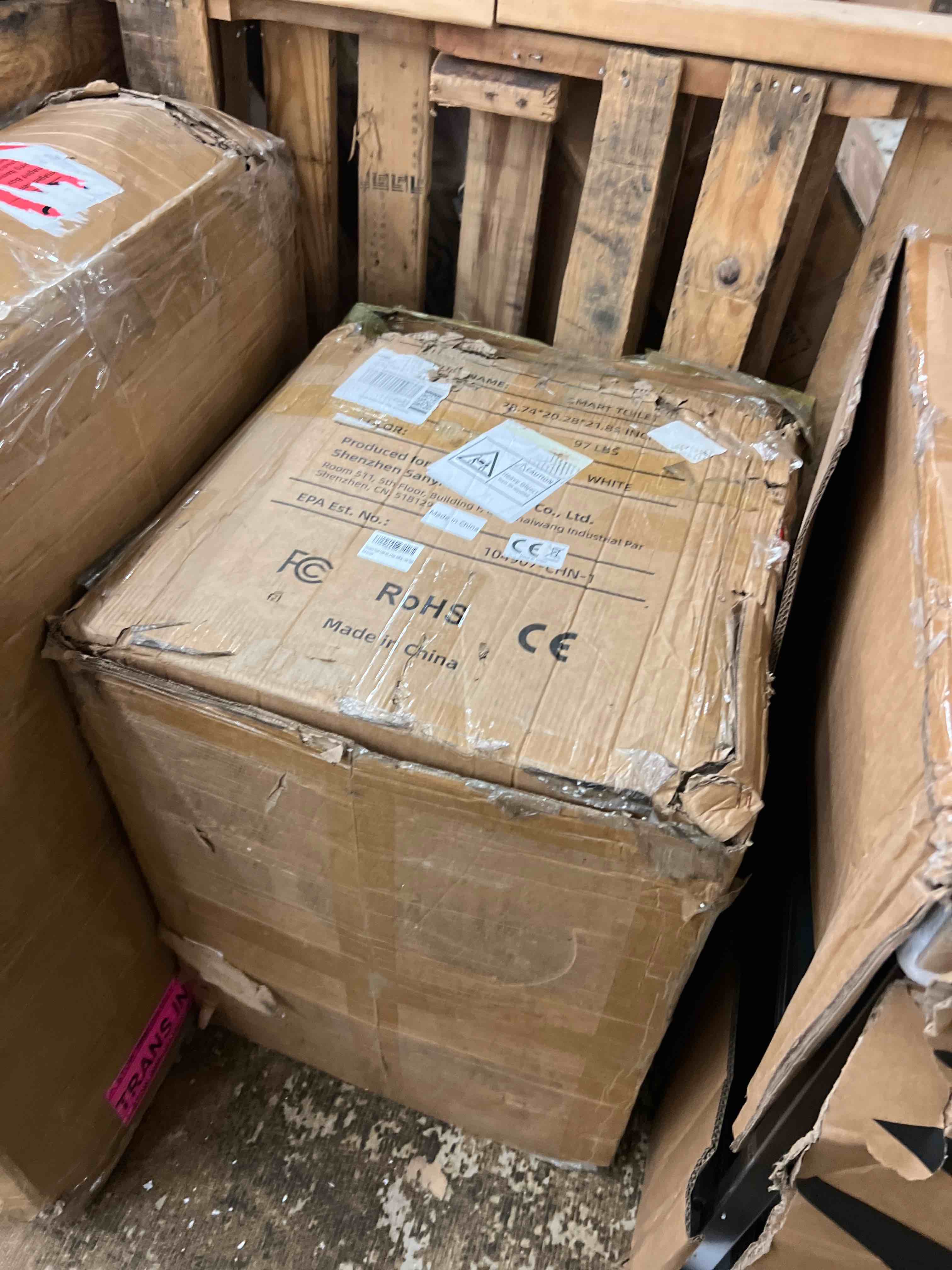 Condition photo showing New/Like New for smart toilet with bidet built in, one piece elongated tankless japanese toilet, auto open and close lid, adjustable temperature, self-cleaning nozzle, led fahrenheit display, foot kick button