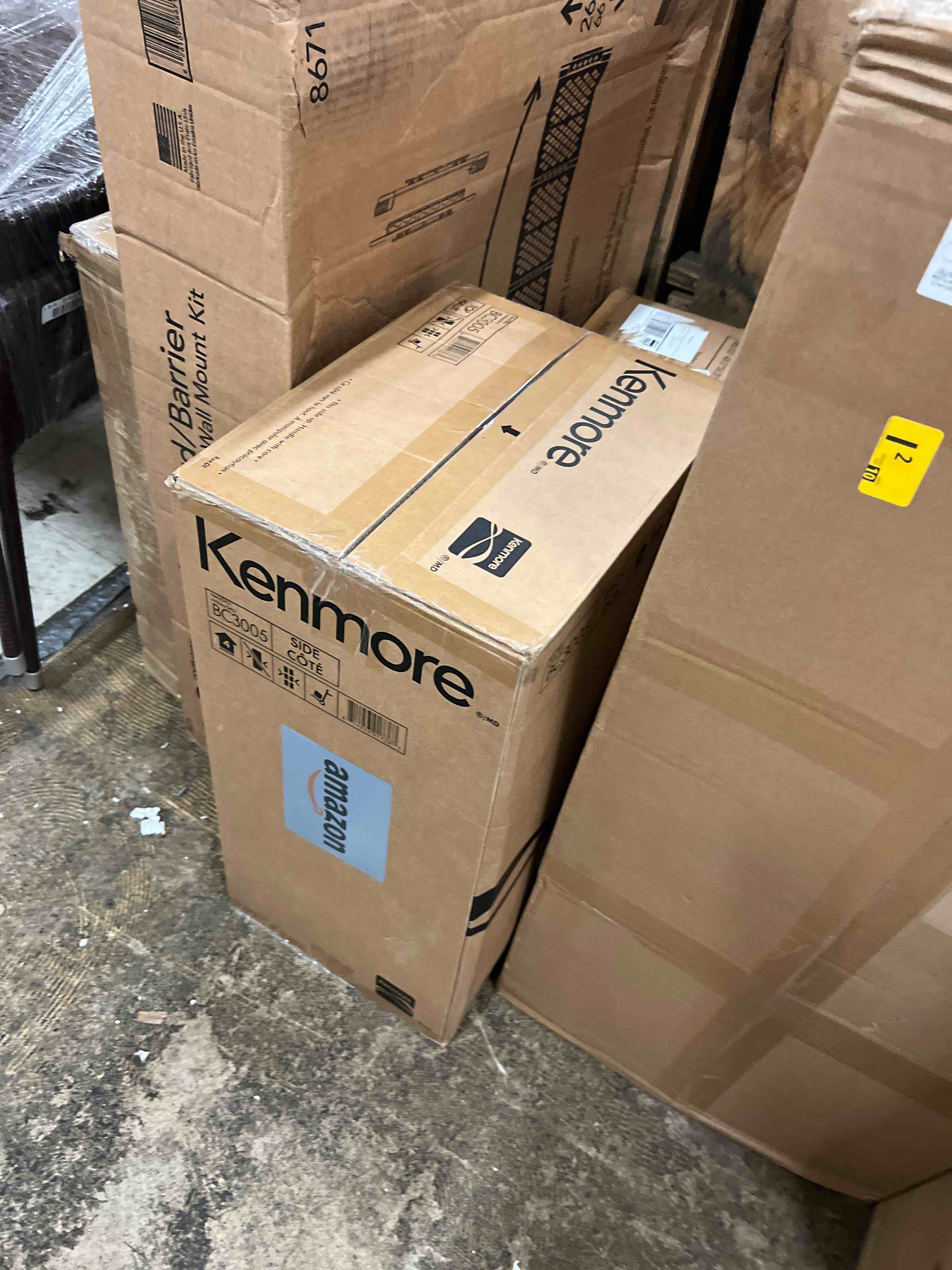 Condition photo showing New/Like New for kenmore pet friendly lightweight bagged canister vacuum cleaner with extended telescoping wand hepa 2 motors retractable cord and 4 cleaning tools blue