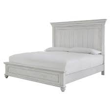 Condition photo showing New/Like New for benchcraft beds kanwyn california king panel bed headboard