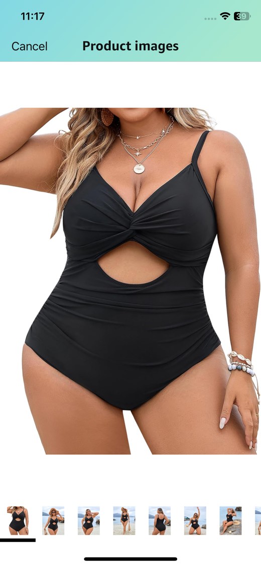 Blooming Jelly Womens Plus Size Bathing Suit Tummy Control One Piece Swimsuit Twist Front Ruched Swimwear