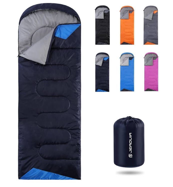 sleeping bags for adults backpacking lightweight waterproof- cold weather sleeping bag for girls boys mens for warm camping hiking outdoor travel hunting with compression bags