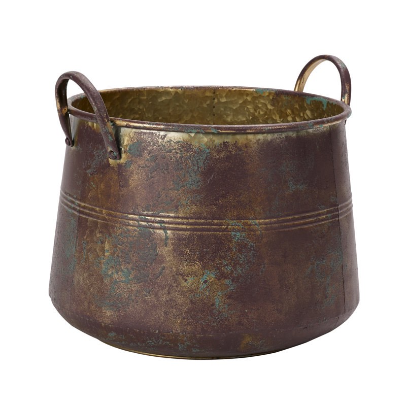 Lavdim Metal Pot Planter By 17 Stories