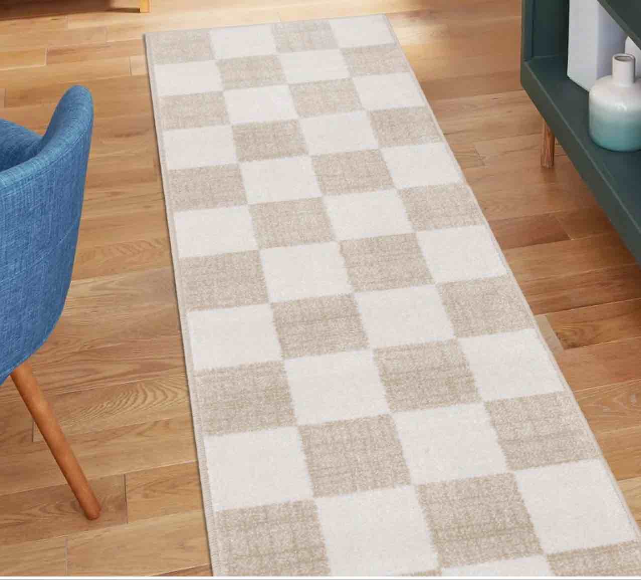 Wum Collection Cream/ Beige Runner 2' x 7'7" 