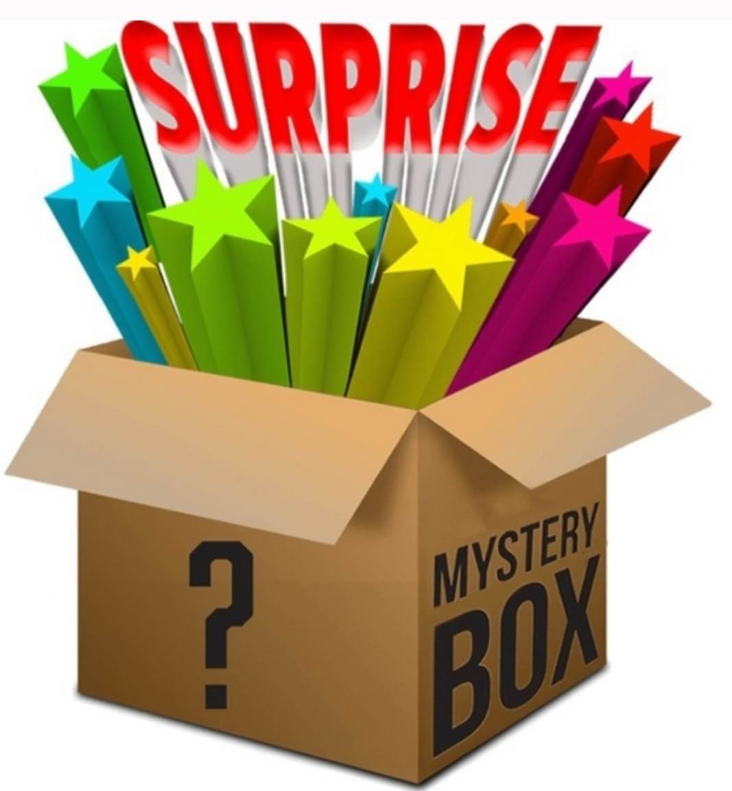 MYSTERY BOX! MYSTERY BOX! Not all mystery boxes are alike! Quantity and item types will vary! All mystery boxes are as is final sales!