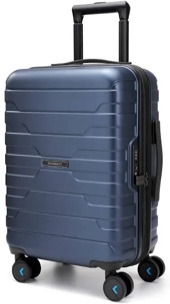 BAGSMART Carry On Luggage 22x14x9 Airline Approved with TSA Lock,20 Inch Lightweight Luggage with Spinner Wheels,100% PC Hard Shell Carry On Suitcases for Men Women,Royal Blue Amazon's Choice