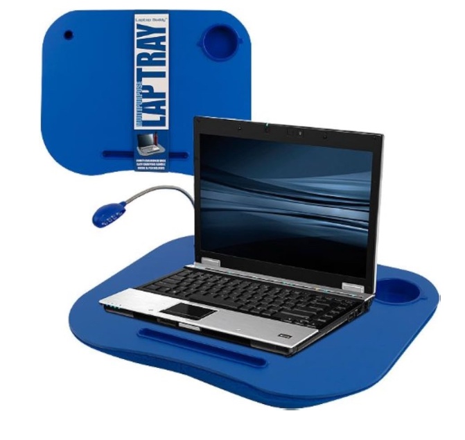 Laptop BuddyT Mobile Work Station - Blue - Includes Light