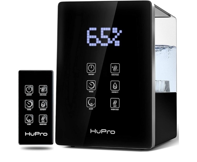 Top Fill Large Humidifier 6L for Bedroom and Large Areas Rooms, Home, Baby, Big Capacity, Warm Mist & Cool Mist Ultrasonic Humidifier