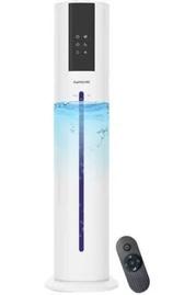 humsure humidifier suitable for large room, 2.4gal/9l bedroom silent humidifier, 3-speed ultrasonic cool mist humidifier, timer, aromatherapy cotton, remote control, sleep mode, white