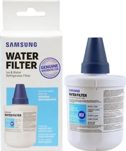 SAMSUNG Genuine Filter for Refrigerator Water and Ice, Carbon Block Filtration for Clean, Clear Drinking Water, 6-Month Life, DA29-00003G, 1 Pack