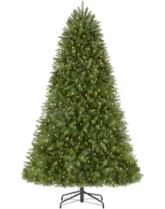 National Tree Company Artificial Full Christmas Tree  Green  Dunhill Fir  Includes Stand  7.5 Feet