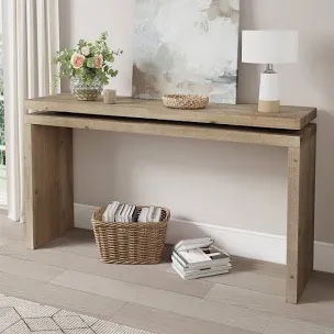 58" Wood Console Table