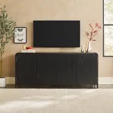 chauntell modern sideboard with rounded edges