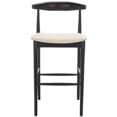 BST1503A Lionel Retro Barstool, Black & Creme