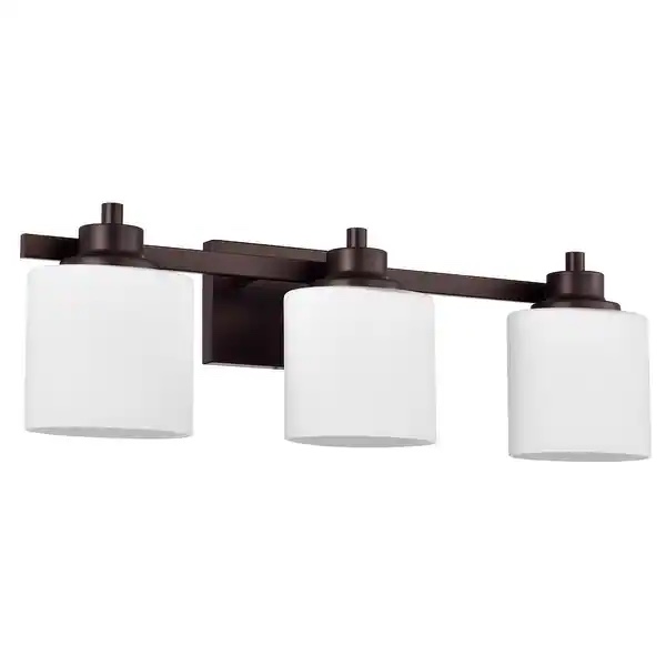 3-light Oil Rubbed Bronze Bath/ Vanity Light