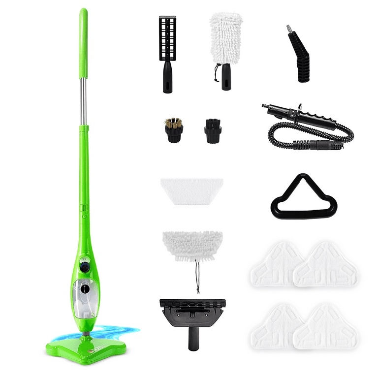 H2O MOP X5 5-in-1 Steam Mop & Handheld Steamer, Multi-Surface Floor Cleaner for Home