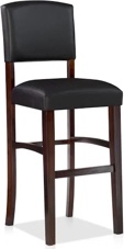 Linon Monaco Stool 30" Espresso