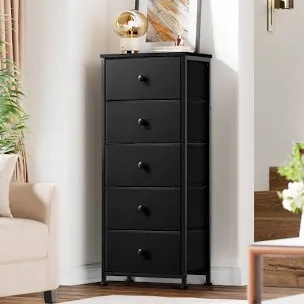 Ojaswi 5-Drawer Dresser, Chest of drawers, Bedroom dresser
