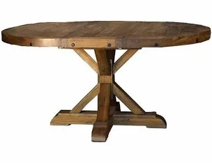 A-America Anacortes Oval Pedestal Table Base