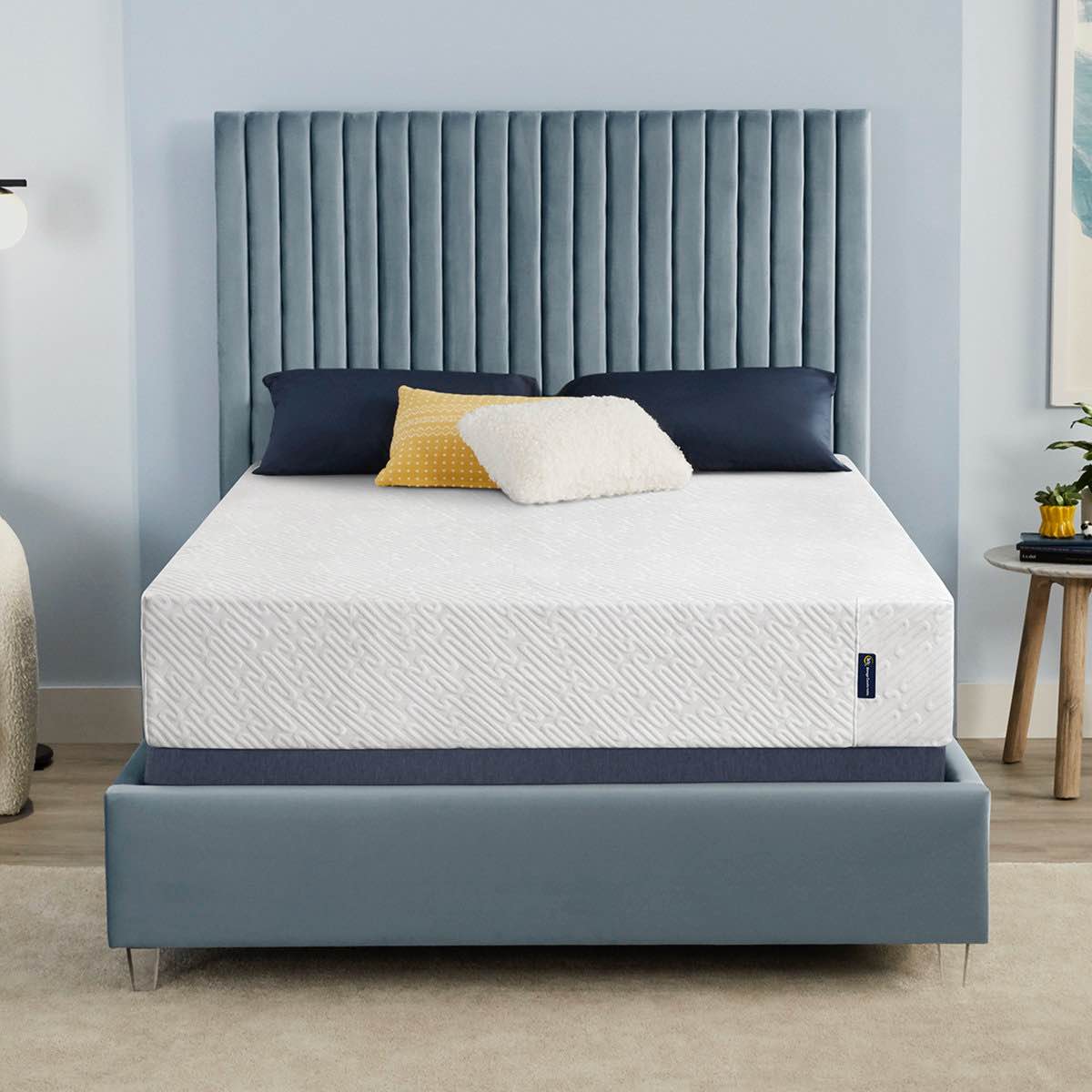 Full Serta Sheep Dreams Medium 12" Memory Foam Mattress By Serta