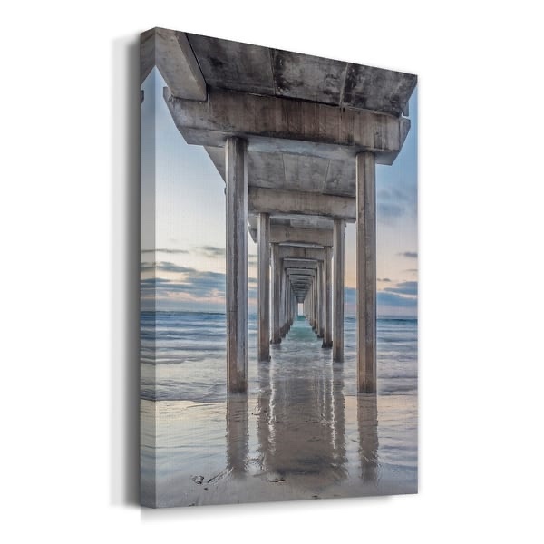24 x 36 Scripps Pier Premium Gallery Wrapped Canvas - Ready to Hang - 24X36