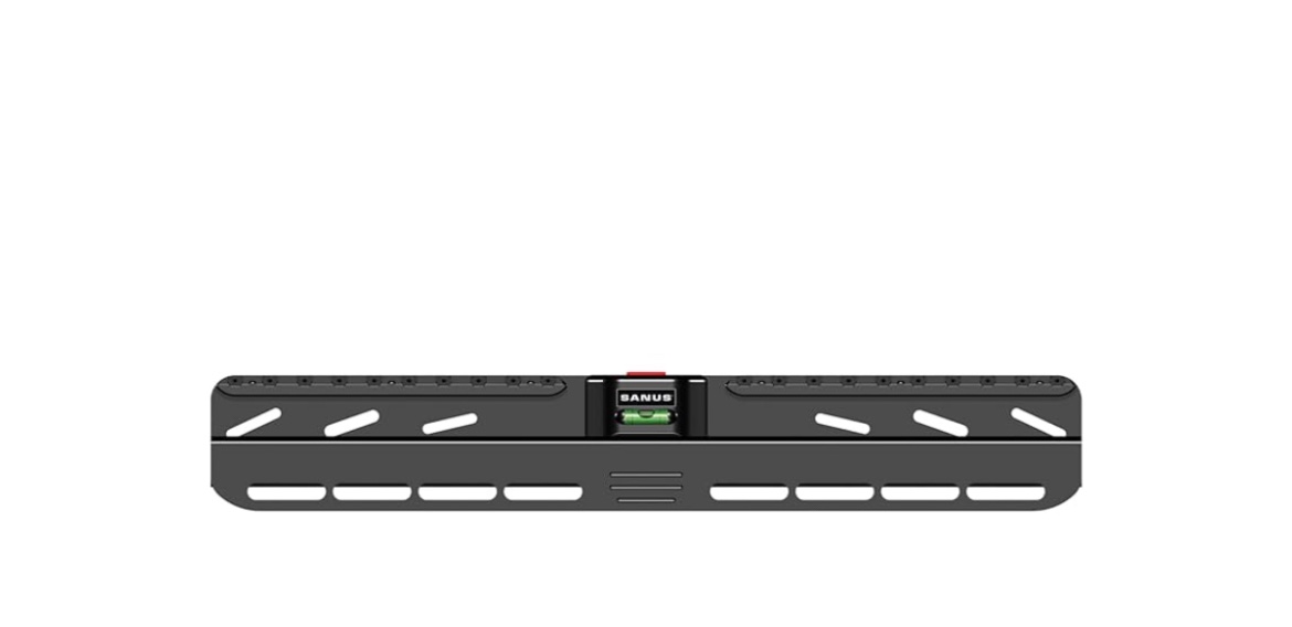 SANUS No Stud TV Wall Mount - Low Profile 22 to 55 inch TV Wall Mount with Easy DIY Install - Includes Built-in Safety Latch, All Hardware & Lateral Shift