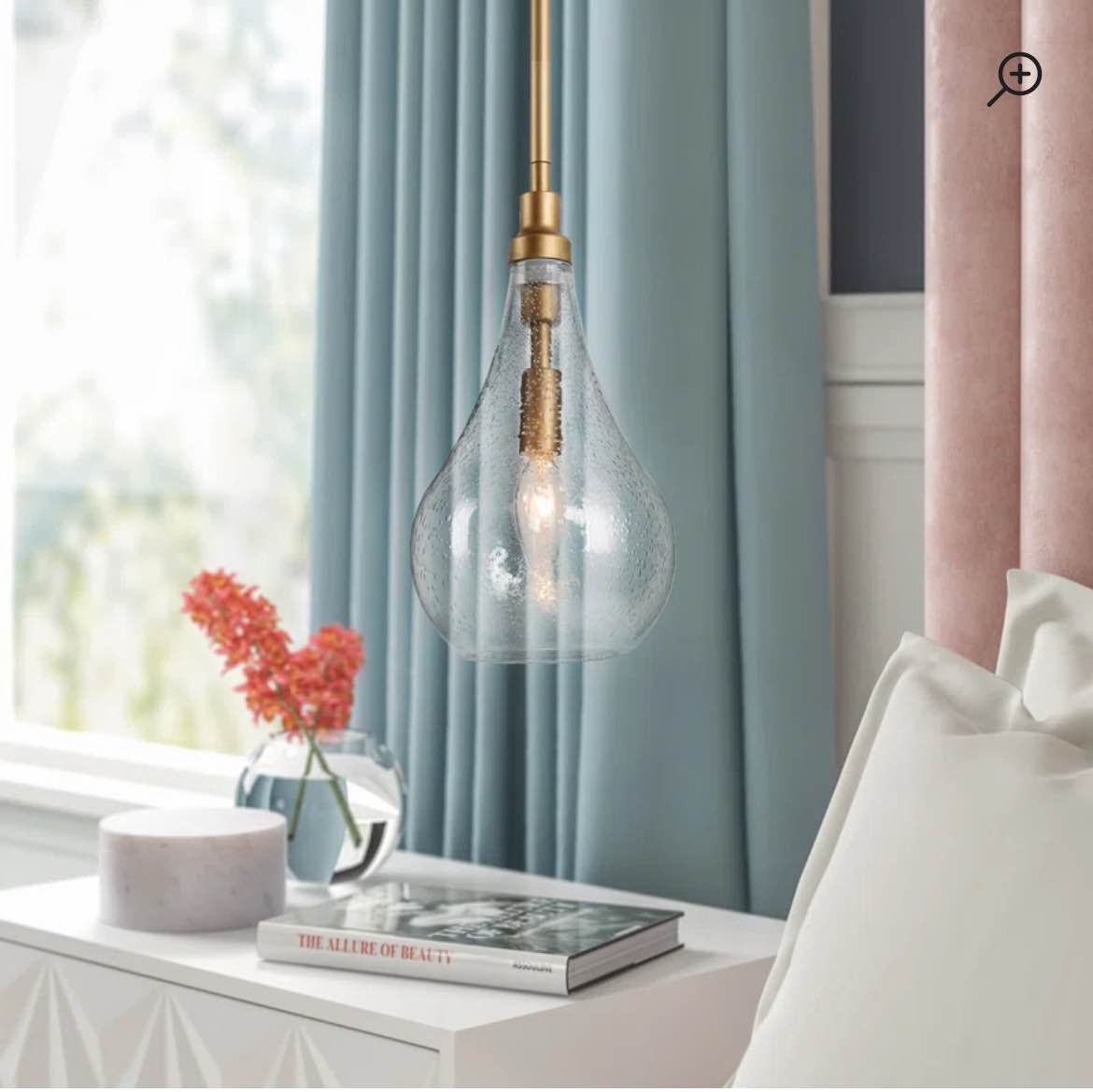 1 - Light Single Teardrop Pendant Light