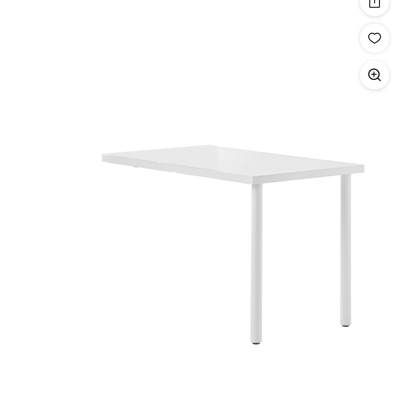 Better Homes & Gardens Adjustable Desk Add-on (Cube Sold Separately), White