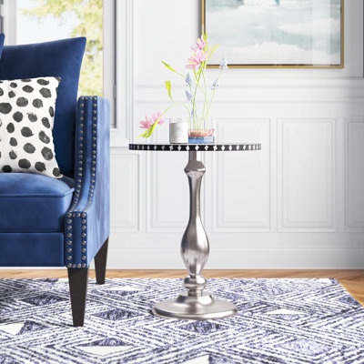 Giona Bone Inlay End Table