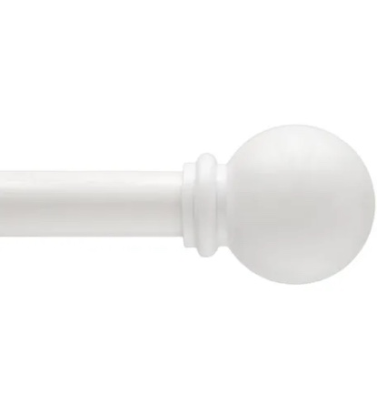 Wayfair Basics Ball End Single Curtain Ri8-07