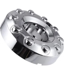 X AUTOHAUX Front 10 Lug Chrome Wheel Center Hub Cap Cover for Ford F450 F350 Super Duty 2011-2016 Wheel Hubcap Wheel Center Cap 5C3Z1130NA
