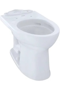 TOTO® Drake® II Universal Height Elongated Toilet Bowl with CEFIONTECT  Cotton White - C454CUFG#01