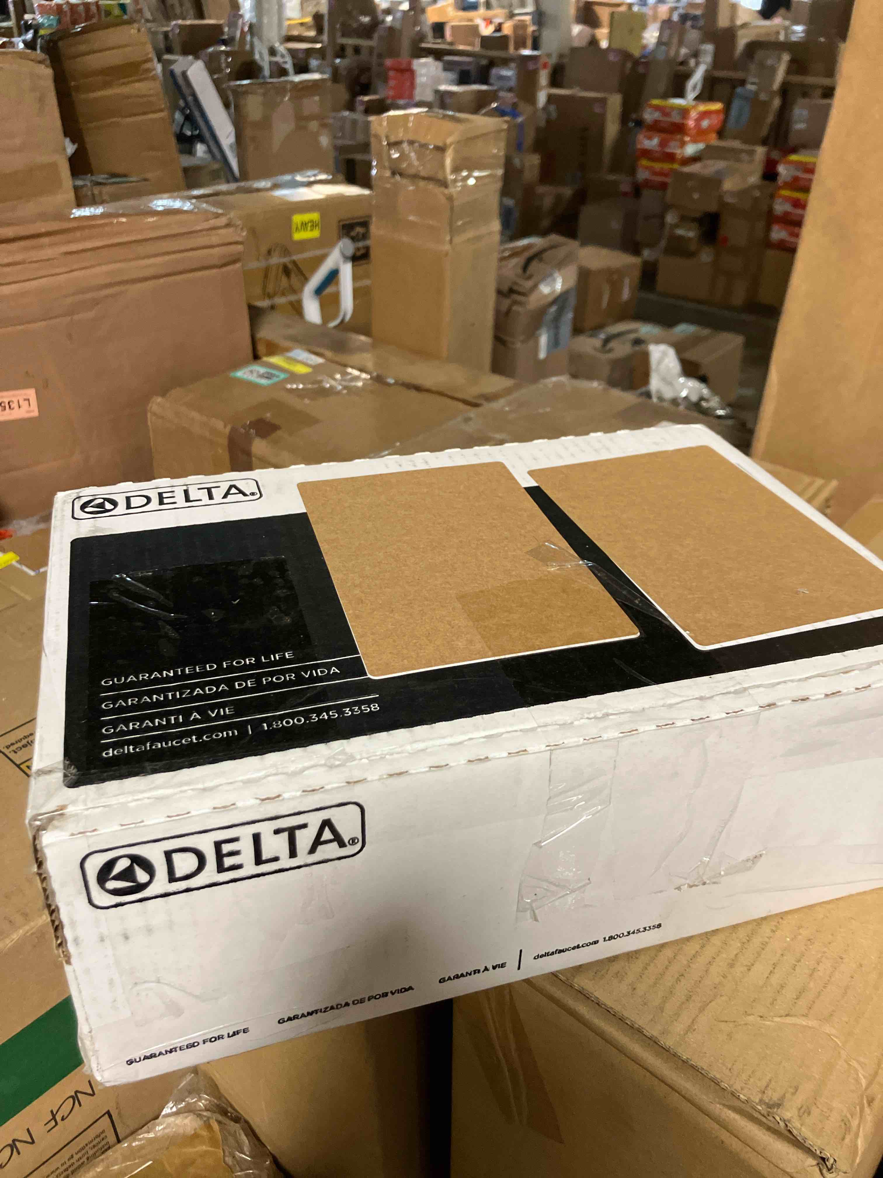 Delta Nicoli 14 Series H2Okinetic Bathtub and Shower Faucet Set, Brushed Gold Shower Head and Handle Set, Valve Trim Kit, Champagne Bronze 144749-CZ (Valve Included)