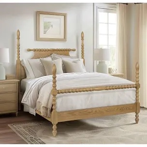 Beckett solid wood, low profile bed king 