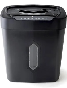 Aurora 12-Sheet Crosscut Paper and Credit Card Shredder with 5.2 gal Wastebasket