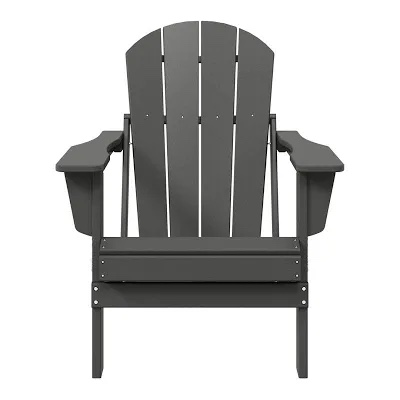 3pk Shawnna Weather-Resistant Foldable Outdoor Adirondack Chair